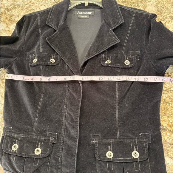 Jeanstar Vintage Velvet Blazer. Size PM - Picture 12 of 13